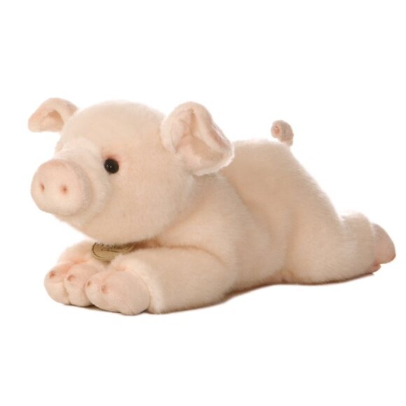 Aurora Miyoni Stuffed Pink Pig - Picture 1 of 1